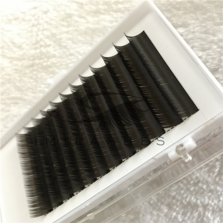 2019 Wholesale High Quality False Flat Eyelashes extension 